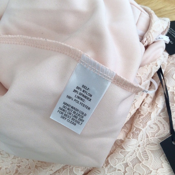 NWT new with tags lulu’s dress ephemeral allure peach lace xl sold out rare - Picture 14 of 16